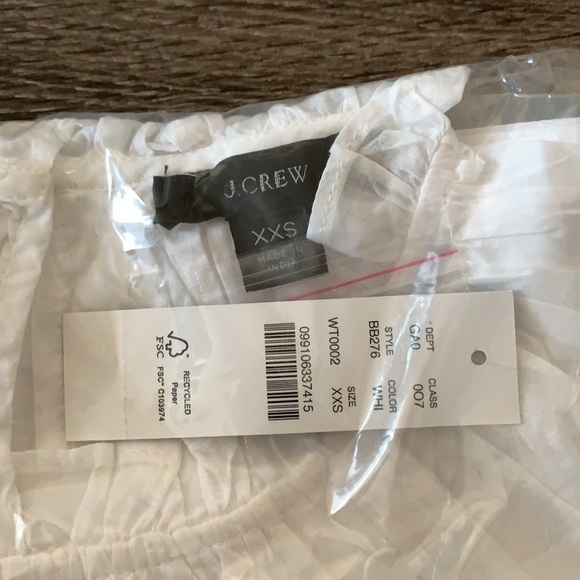 J.Crew Tie-waist top in organic cotton voile - Picture 3 of 6